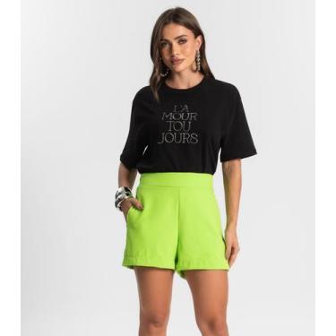 Imagem de Shorts Feminino Com Bolso Endless Verde, GG, Verde