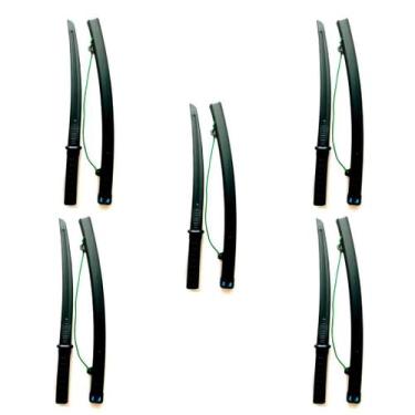 Imagem de Kit 5 Brinquedo Infantil Espada Katana Samurai Com Bainha - AMAR E