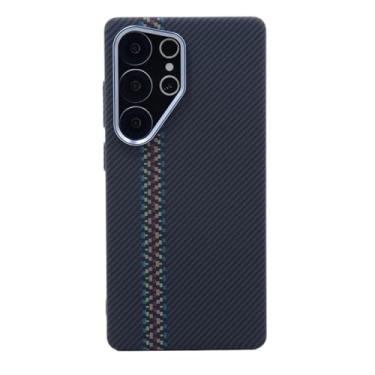 Imagem de Capa de fibra de carbono com carregamento sem fio para Samsung S25 S23 S24 Ultra Plus, capa para PC para Galaxy S25+, 5, para Galaxy S25 Plus