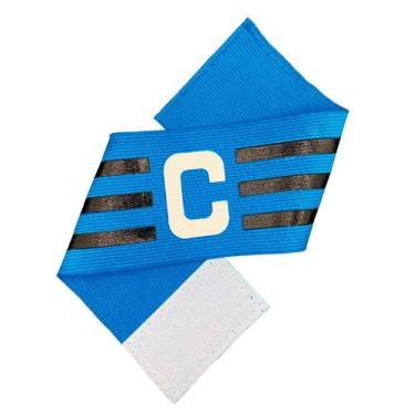 Imagem de Faixa de Capitão Braçadeira Elástica Ajustável - Estilo Boleiro, Azul 