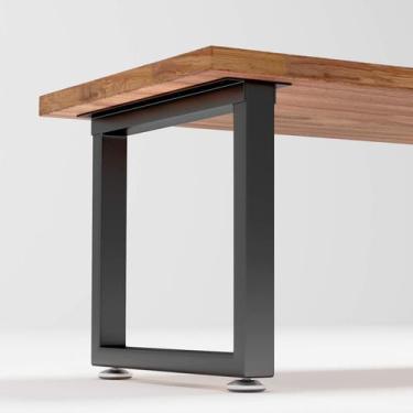 Imagem de Pernas de mesa de metal Patavinity 71 cm de altura x 61 cm de largura,
