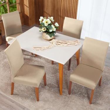 Imagem de Kit Capa Para Cadeira 04 Unidades Tecido Malha Gel - Lenharo Enxovais,