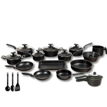 Imagem de Conjunto Panelas 17 Pc Antiaderente Panela Pressão 2L