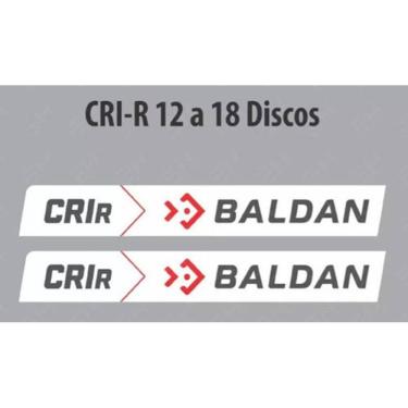Imagem de Kit Adesivos Baldan Grade Cri-R 12 A 18 Discos