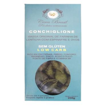 Imagem de Kit 3X: Conchiglione Lentilha/Espinafre S/ Glúten Ceres 200g