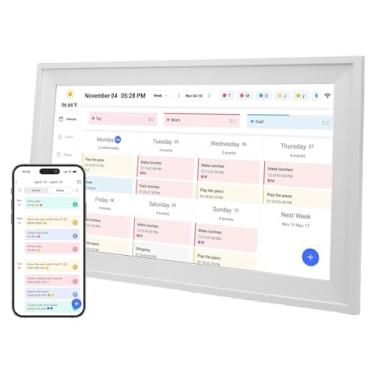 Imagem de Bewinner Calendário Digital Inteligente, Organizador Familiar Interativo Com Tela de Toque de 15,6 Polegadas Com APP, Planejador de Mesa e Gráfico de Tarefas de 4 GB e 64 GB, Planejador de (US Plug)