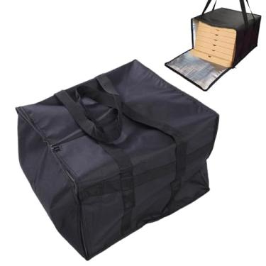 Imagem de Fabater Saco de Pizza para Entrega, Saco Aquecedor de Pizza de 24" X 24" X 14", Sacos de Entrega de Alimentos Com Isolamento Térmico, Comporta 6-7 Caixas de Pizza Grandes de 22"