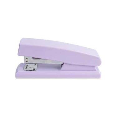 Imagem de Grampeador de mesa roxo - capacidade para 25 folhas para uso escolar, escritório e casa