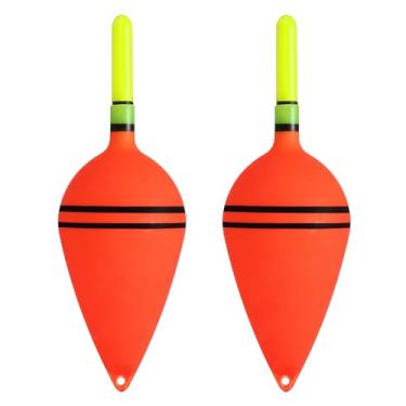 Imagem de Boia de pesca iluminada de 28,3 g, pacote com 2 luzes de EVA em boia de pesca verde para pesca noturna