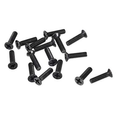 Imagem de Parafuso Phillips M3 x 14 mm preto para laptop, PC, TV, ventoinha, interruptor, 150 peças