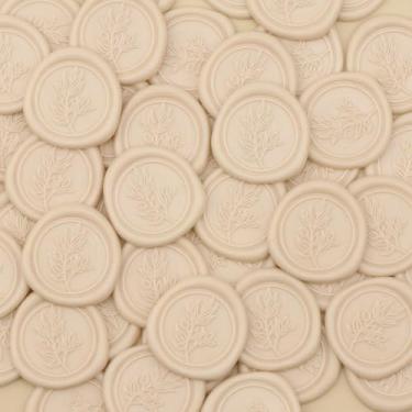 Imagem de 25 adesivos de lacre de cera autoadesivos de selo de envelope autoadesivos ótimos para convite de casamento, presentes de aniversário, cartões comemorativos, decoração de envelope