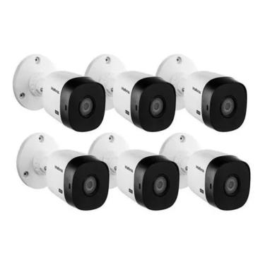 Imagem de Kit 6 Cameras Intelbras 1120 Bullet Hd 720p Hdcvi Externa