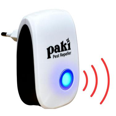 Imagem de Repelente Ultrassônico de Tomada Bivolt Sem Cheiro para Insetos Paki Silencioso Seguro para Pets Anti Mosquitos Baratas Formigas Plug Brasil