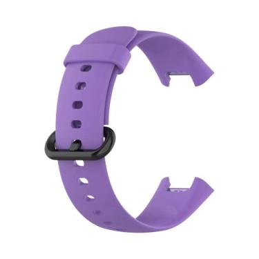 Imagem de Pulseira De Silicone Preta Para Redmi Watch 2 Lite Com Protetor De Tel