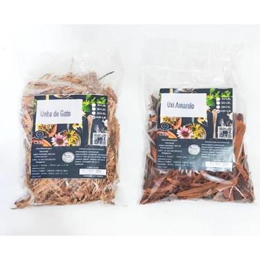 Imagem de Kit Chás Uxi Ama relo E UNHA De GATO 100 Gr. De Cada Cascas Amazônia -