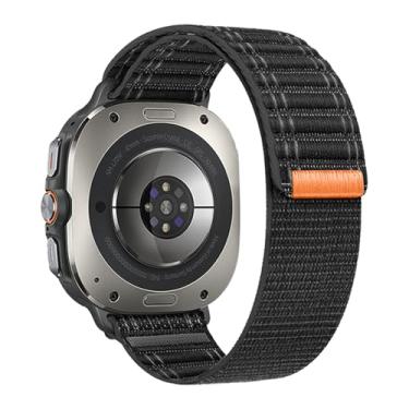 Imagem de HAOZHI Pulseira Compatível para Samsung Galaxy Watch Ultra 47mm,Bracelete Correia Cinta Alça de Substituição para Galaxy Watch Ultra 47mm (Preto)