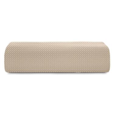 Imagem de Lençol com Elástico Solteiro Altenburg Toque Acetinado Slim  Bege