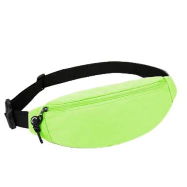 Imagem de Pochete unissex – Mini bolsa de cintura resistente à água para corrida, caminhada, ciclismo, bolsa esportiva transversal para telefone e itens essenciais, Verde brilhante, One Size, Tendência