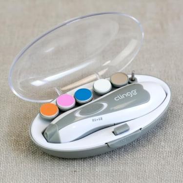 Imagem de Kit Manicure Elétrica com LED 6 Lixas Bebê Mamãe