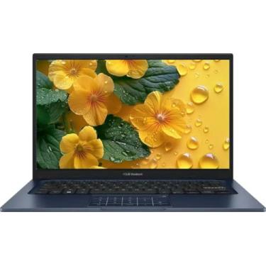 Imagem de ASUS Laptop Vivobook 14, tela LED FHD de 14 polegadas (1920 x 1080), Intel i5-1334U, 10 núcleos, RAM DDR4 de 16 GB, SSD PCIe de 512 GB, HDMI, azul silencioso, Windows 11 Home, mouse pad TWE
