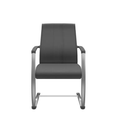 Imagem de Cadeira Suprema Aproximação Cromada Dunas Grafite