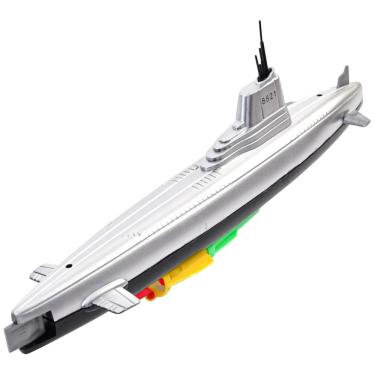 Imagem de Brinquedo Nave Subaquática Realista Mega City Navega de Verdade 3+ com Som Super Motor BBR Toys