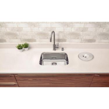 Imagem de Cuba Embutir Lavínia 47x30cm 21,5 L Aço Inox Alto Brilho