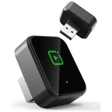Imagem de Adaptador sem fio CarPlay atualizado para iPhone, converte com fio para adaptador Carplay sem fio, Dongle, Plug & Play, conexão automática, tamanho mini, latência zero, compatível com veículos 2016+ e