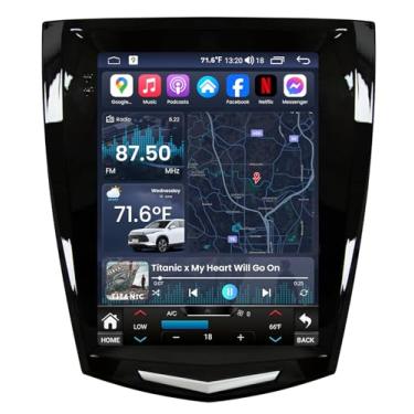 Imagem de [4G + 64G] Rádio de carro para Cadillac ATS XTS SRX CTS 2013-2018: tela sensível ao toque de 9,7 polegadas estéreo de substituição sem fio Carplay Android Auto BT5.0 5G WiFi tela dividida FM/AM/RDS