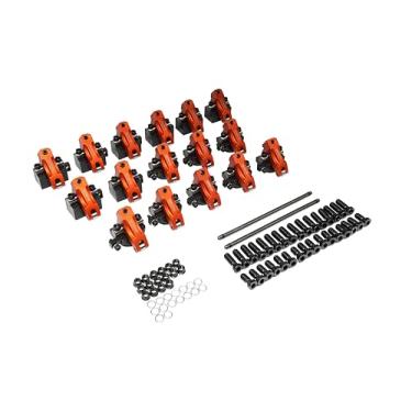 Imagem de DEEPMOTOR Braços de balancim para Chevy BBC 454 suporte de eixo de proporção 1.7 de alumínio conjunto com ferragens