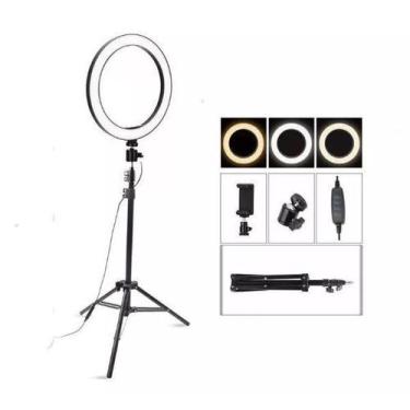 Imagem de Ring Light Led iluminador 26cm + TRIPÉ - DUBAI