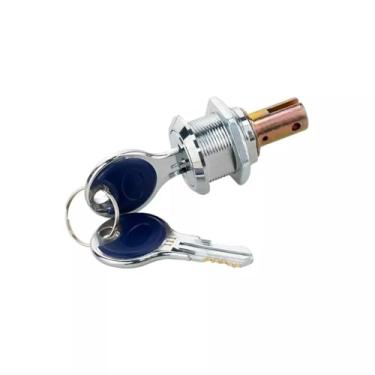 Imagem de Trava de caixa de ferramentas Rotação de 180° Desbloqueio de gaveta durável Trava de armário de arquivo de liga (estilo 1)