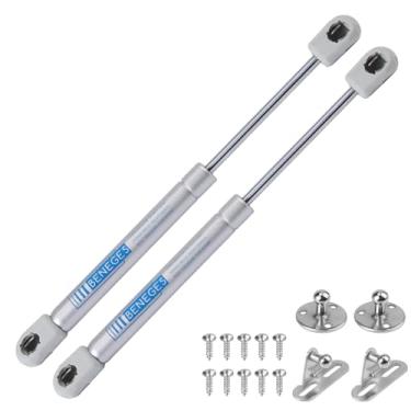 Imagem de Beneges 2 peças de levantamento de combustível universal para amortecimento de mola amortecedores força 18 lbs/80 N por acessório, força por conjunto 36 lbs/160 N, comprimento estendido 10 polegadas