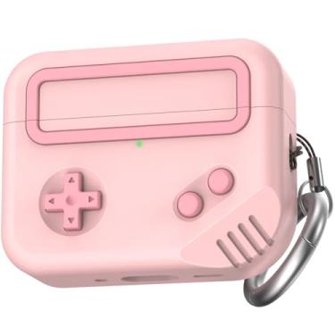 Imagem de TRONWIN Capa para AirPods Pro 3 – Capa de silicone para console de jogos 2025 para Apple AirPods Pro 3ª geração, capa fofa para Airpod Pro 3 para homens/mulheres (rosa)