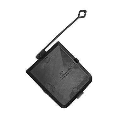 Imagem de Tbest Tampa de gancho de reboque para para-choque traseiro esquerdo do carro 51127303815 Substituição para X1 E84 2013 2015 plástico ABS sem pintura frontal