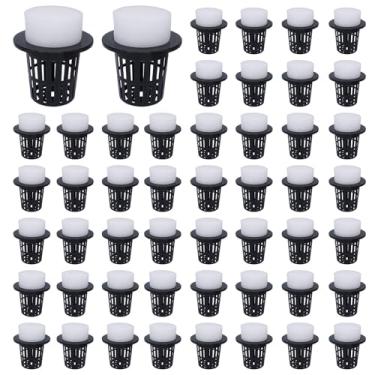 Imagem de Copos hidropônicos – cestas hidropônicas, cestas de plantas de germinação para cultivo de hortaliças em casa durante todo o ano, jardim, orquídeas, tomates, cultivo urbano interno