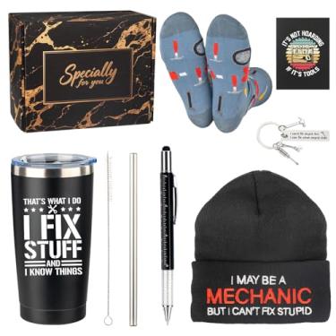 Imagem de Ithmahco Presentes mecânicos engraçados para homens, presentes de aniversário de Natal para mecânicos homens, presente de mecânico para Natal, presente de aniversário para mecânicos pai tio irmão avô