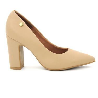 Imagem de Sapato Vizzano 1285.400 Scarpin Salto Grosso Social Bico Fino Feminino