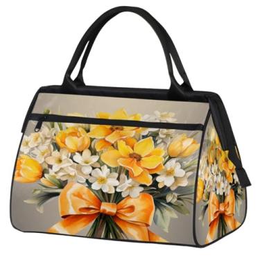 Imagem de Bolsa pequena para o fim de semana para mulheres, homens, camuflagem, cinza, design dobrável, bolsa esportiva leve para academia, Cor: 40 cm, 15.2*8.3*11.6 inch, Moderno