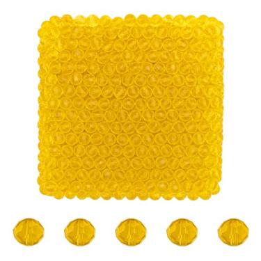 Imagem de Mandala Crafts Contas de cristal briolette de ouro de 3 mm – 1500 contas de vidro facetadas para fabricação de joias, suprimentos de contas, artesanato DIY, pulseiras, colares, brincos e contas