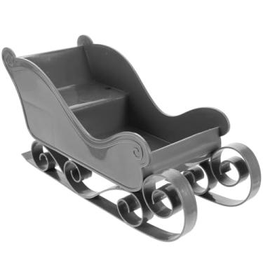 Imagem de BESPORTBLE Decoração de trenó de Natal para mesa de trenó decoração de festa centro de mesa enfeite de foto de Natal