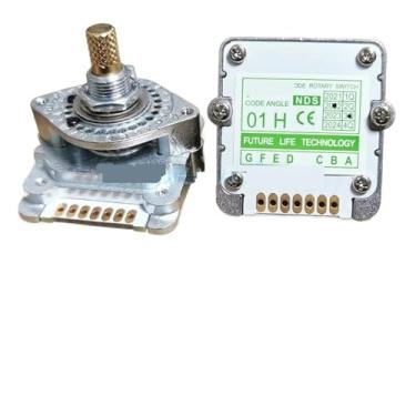 Imagem de 1 peça interruptores rotativos interruptor de banda interruptor de código digital NDS série 01H 01J 01N 02H 02J 02N 03H 03J 03N 04N 00N(04N)