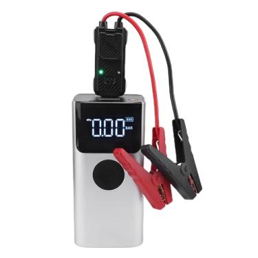 Imagem de Generic Jumps Starter Com Compressor de Ar, 150PSI 80WReforços de Bateria de Carro Portátil, Caixa de Lítio Jumper de Bateria de Carro para Caminhões, Motocicletas, Navios, Compressor