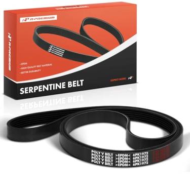 Imagem de A-Premium Correia de transmissão serpentina do motor de 77,64 polegadas compatível com carros Chevrolet e GMC - Express 2500 3500 2018-2025, Savana 2500 3500 2018-2023, 4.3L