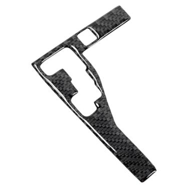 Imagem de TUCKBOLD Capa de acabamento do painel de mudança de marchas de controle central para Toyota Camry 2015-2017 Painel de controle de mudança de marchas antiarranhões adesivo de fibra de carbono preto