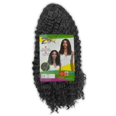 Imagem de Peruca Lace Fibra Orgânica Zhang Hair Cor 4 Cacheada Longa