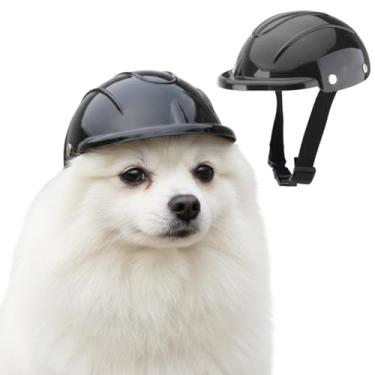 Imagem de Capacete Motocicleta Ciclismo Pet De Segurança Cachorro Gato Proteção Bacon Born Pet (P)