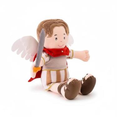 Imagem de Boneco são miguel de pano luxo lavável antialérgico 32cm - ZIP