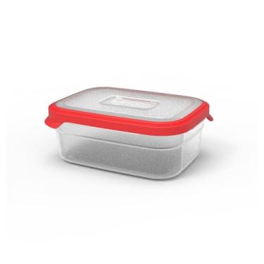 Imagem de Pote Retangular 500ml Vermelho