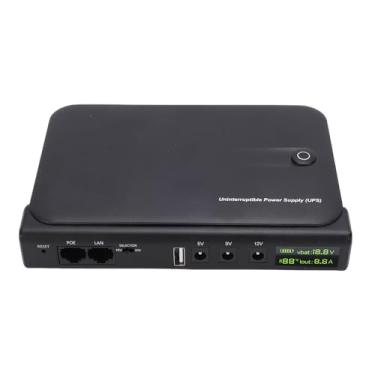 Imagem de Generic Fonte de Alimentação Ininterrupta, Bateria de Backup de Mini UPS de 36 W Com Display LED e Múltiplas Proteções, para Modem de Câmera de Roteador DC LAN POE Saída USB (Plugue dos EUA)